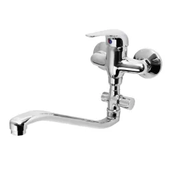   Mosdó csaptelep, AQUALINE 35 Kád/mosdócsaptelep, gipszk. szereléshez, bekötés 100 m 52140