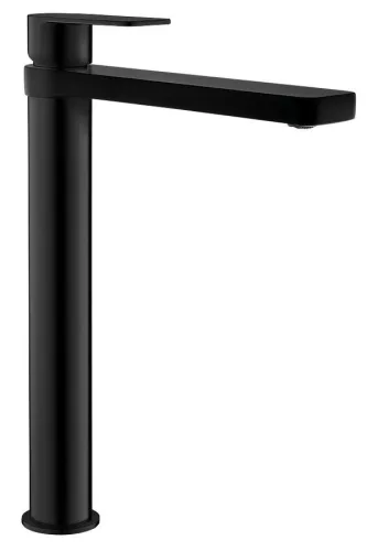 Mosdó csaptelep, Sapho AQUALINE DAPHNE magasított mosdócsaptelep leeresztő nélkül, fekete DH601B