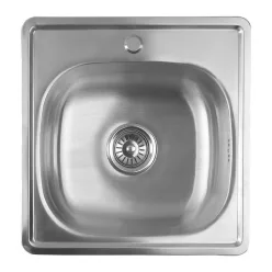   Mosogatótálca, Sapho AQUALINE rozsdamentes mosogatótálca, 48x18x48cm AQ4848B