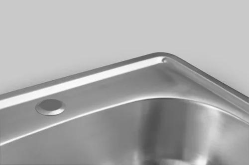 Mosogatótálca, Sapho AQUALINE rozsdamentes mosogatótálca, 48x18x48cm AQ4848B