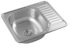 Mosogatótálca, Sapho AQUALINE beépíthető mosogatótálca, 58x18x48cm, inox AQ5848B