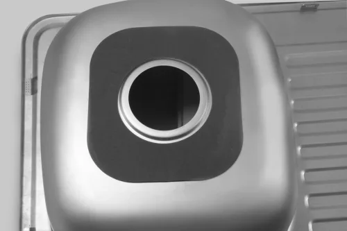 Mosogatótálca, Sapho AQUALINE beépíthető mosogatótálca, 58x18x48cm, inox AQ5848B