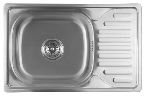Mosogatótálca, Sapho AQUALINE beépíthető mosogatótálca, 66x18x42cm, inox AQ6642B