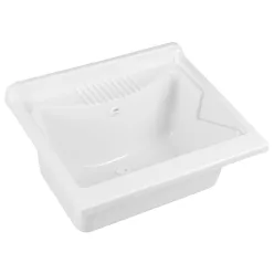   Mosogatótálca, Sapho AQUALINE Műanyag mosogató, szifonnal, 60x50cm PI6050