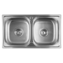   Mosogatótálca, Sapho AQUALINE rozsdamentes mosogatótálca, 81x18x46cm AQ8146B