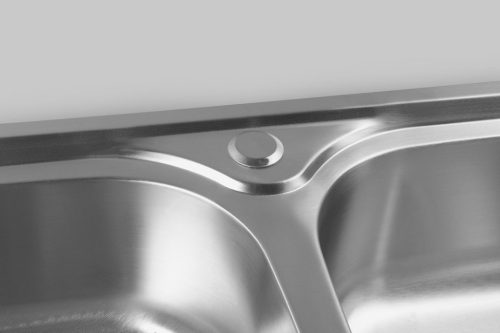 Mosogatótálca, Sapho AQUALINE rozsdamentes mosogatótálca, 81x18x46cm AQ8146B