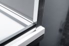 Oldalfal, Sapho POLYSAN EASY LINE oldalfal, 800mm, transzparent üveg EL3215