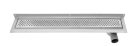 Padlóösszefolyó, Sapho AQUALINE KROKUS padlóösszefolyó sarokba, szifonnal, 860x12cm, inox 2715-90