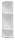 Polc, AQUALINE WHITE LINE CAESAR fördőszobai sarokpolc, 3 szintes, 226x710x160mm, ABS/fehér 7081