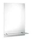Polc, Sapho AQUALINE SAMBA üvegpolc, 60x10cm, átlátszó üveg SB125
