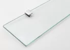 Polc, Sapho AQUALINE SAMBA üvegpolc, 60x10cm, átlátszó üveg SB125