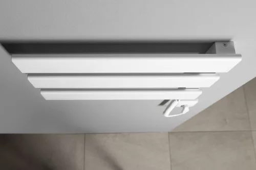 Egyenes radiátor, Sapho AQUALINE ELVIS elektromos radiátor, 50W, 480x330x45mm, fehér EB480