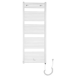   Egyenes radiátor, DIRECT-E elektromos radiátor patronnal 600x1680 mm, 800W, fehér ILE66T