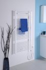 Egyenes radiátor, AQUALINE DIRECT-E elektromos radiátor patronnal, 600x1320mm, 600W, fehér ILE36T