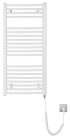 Egyenes radiátor, AQUALINE ORBIT-E elektromos radiátor patronnal, 450x960mm, 300W, fehér ILEO94T