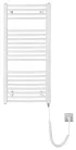 Egyenes radiátor, AQUALINE ORBIT-E elektromos radiátor patronnal, 450x960mm, 300W, fehér ILEO94T