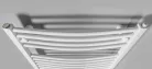 Egyenes radiátor, AQUALINE ORBIT-E elektromos radiátor patronnal, 450x960mm, 300W, fehér ILEO94T