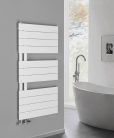 Egyenes radiátor, Sapho AQUALINE MILI fürdőszobai radiátor, 450x934mm, 381W, fehér DC600T