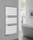 Egyenes radiátor, Sapho AQUALINE MILI fürdőszobai radiátor, 450x934mm, 381W, fehér DC600T