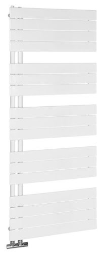 Egyenes radiátor, Sapho AQUALINE MILI fürdőszobai radiátor, 600x1510mm, 775W, fehér DC640T