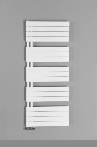Egyenes radiátor, Sapho AQUALINE MILI fürdőszobai radiátor, 600x1510mm, 775W, fehér DC640T