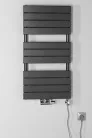 Egyenes radiátor, Sapho AQUALINE BONDI fürdőszobai radiátor, 450x934mm, Antracit DC405T