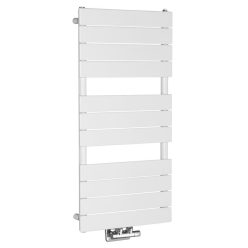   Egyenes radiátor, Sapho AQUALINE BONDI fürdőszobai radiátor, 450x934mm, fehér DC400T