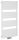 Egyenes radiátor, Sapho AQUALINE BONDI fürdőszobai radiátor, 600x1222mm, fehér DC420T