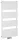 Egyenes radiátor, Sapho AQUALINE BONDI fürdőszobai radiátor, 600x1222mm, fehér DC420T