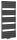 Egyenes radiátor, Sapho AQUALINE BONDI fürdőszobai radiátor, 600x1510mm, Antracit DC445T