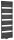 Egyenes radiátor, Sapho AQUALINE BONDI fürdőszobai radiátor, 600x1798mm, Antracit DC455T