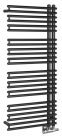Egyenes radiátor, Sapho AQUALINE TUBINI fürdőszobai radiátor, 496x1126mm, Antracit DC305T