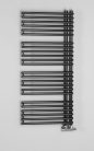 Egyenes radiátor, Sapho AQUALINE TUBINI fürdőszobai radiátor, 496x1126mm, Antracit DC305T