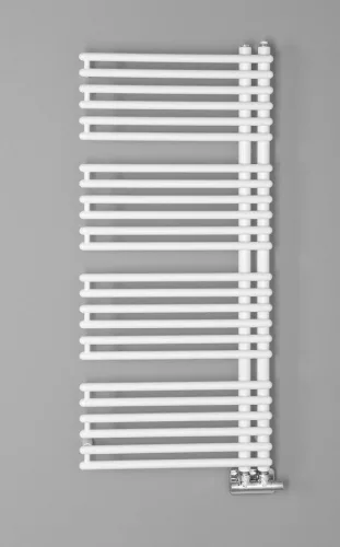 Egyenes radiátor, Sapho AQUALINE TUBINI fürdőszobai radiátor, 496x1126mm, fehér DC300T
