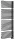 Egyenes radiátor, Sapho AQUALINE TUBINI fürdőszobai radiátor, 596x1782mm, fehér DC330T