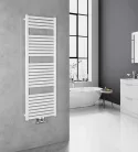 Egyenes radiátor, AQUALINE TONDI radiátor, középső bekötéssel, 450x1330 mm, fehér DT470T