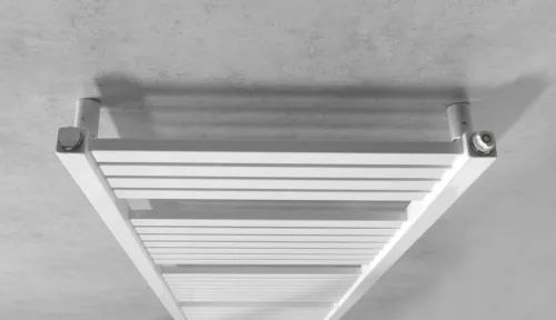 Egyenes radiátor, AQUALINE TONDI radiátor, középső bekötéssel, 450x1330 mm, fehér DT470T