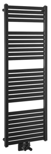 Egyenes radiátor, AQUALINE TONDI radiátor, középső bekötéssel, 450x1330 mm, matt fekete DT476T