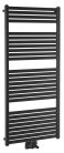 Egyenes radiátor, AQUALINE TONDI radiátor, középső bekötéssel, 600x1330 mm, matt fekete DT486T