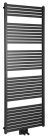Egyenes radiátor, AQUALINE TONDI radiátor, középső bekötéssel, 600x1690 mm, matt fekete DT496T