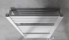 Egyenes radiátor, AQUALINE TONDI-E elektromos radiátor, 450x970 mm, 300W, fehér DE450T