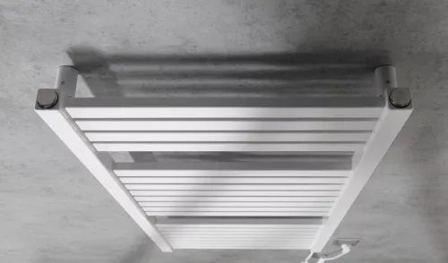 Egyenes radiátor, AQUALINE TONDI-E elektromos radiátor, 450x970 mm, 300W, fehér DE450T
