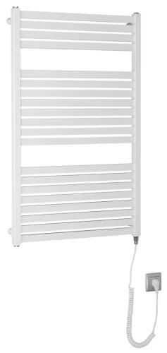 Egyenes radiátor, AQUALINE TONDI-E elektromos radiátor, 600x970 mm, 400W, fehér DE460T
