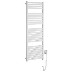   Egyenes radiátor, AQUALINE TONDI-E elektromos radiátor, 450x1330 mm, 500W, fehér DE470T