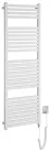 Egyenes radiátor, AQUALINE TONDI-E elektromos radiátor, 450x1330 mm, 500W, fehér DE470T