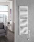 Egyenes radiátor, AQUALINE TONDI-E elektromos radiátor, 450x1330 mm, 500W, fehér DE470T