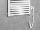 Egyenes radiátor, AQUALINE TONDI-E elektromos radiátor, 450x1330 mm, 500W, fehér DE470T