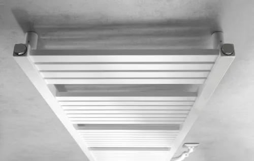 Egyenes radiátor, AQUALINE TONDI-E elektromos radiátor, 450x1330 mm, 500W, fehér DE470T
