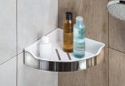 Szappantartó, Sapho AQUALINE SAMBA sarok szappantartó, polírozott INOX SB109
