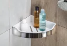 Szappantartó, Sapho AQUALINE SAMBA sarok szappantartó, polírozott INOX SB109